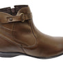 Perlatto Lane Womens Comfortable Leather Ankle Boots Made In Brazil