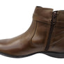 Perlatto Lane Womens Comfortable Leather Ankle Boots Made In Brazil