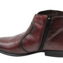 Perlatto Morgan Womens Comfortable Leather Ankle Boots Made In Brazil