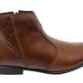 Perlatto Morgan Womens Comfortable Leather Ankle Boots Made In Brazil