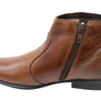 Perlatto Morgan Womens Comfortable Leather Ankle Boots Made In Brazil