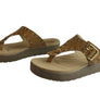 Pegada Jess Womens Cushioned Leather Sandals Thongs Made In Brazil