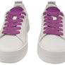 Lacoste Women Leather Lace Up Carnaby Platform Sneakers