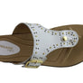 Pegada Jess Womens Cushioned Leather Sandals Thongs Made In Brazil