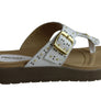Pegada Jess Womens Cushioned Leather Sandals Thongs Made In Brazil