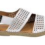 Orizonte Cove Womens European Leather Comfortable Espadrille Sandals