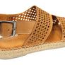 Orizonte Cove Womens European Leather Comfortable Espadrille Sandals