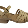 New Face Arla Womens Brazilian Comfortable Leather Low Heel Sandals