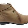 Perlatto Lotty Womens Comfortable Leather Ankle Boots Made In Brazil
