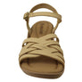 New Face Arla Womens Brazilian Comfortable Leather Low Heel Sandals