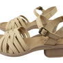 New Face Arla Womens Brazilian Comfortable Leather Low Heel Sandals