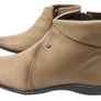 Perlatto Lotty Womens Comfortable Leather Ankle Boots Made In Brazil