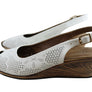 Orizonte Dominica Womens European Leather Comfortable Wedge Sandals