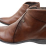 Perlatto Lotty Womens Comfortable Leather Ankle Boots Made In Brazil