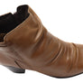 Perlatto Brooke Womens Comfortable Leather Ankle Boots Made In Brazil