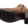Perlatto Brooke Womens Comfortable Leather Ankle Boots Made In Brazil