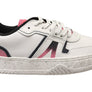 Lacoste Women Leather Lace Up L001 Heel Pop Sneakers