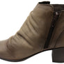 Perlatto Brooke Womens Comfortable Leather Ankle Boots Made In Brazil