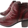 Perlatto Brooke Womens Comfortable Leather Ankle Boots Made In Brazil