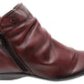 Perlatto Linda Womens Comfortable Leather Ankle Boots Made In Brazil
