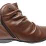 Perlatto Linda Womens Comfortable Leather Ankle Boots Made In Brazil