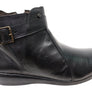 Perlatto Tess Womens Comfortable Leather Ankle Boots Made In Brazil
