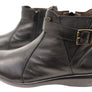 Perlatto Tess Womens Comfortable Leather Ankle Boots Made In Brazil