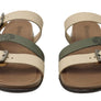 New Face Maxime Womens Comfort Leather Slides Sandals Made In Brazil