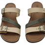 New Face Maxime Womens Comfort Leather Slides Sandals Made In Brazil