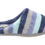Dearfoams Womens Leslie Quilted Terry Clog Wide Fit Indoor Slippers