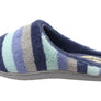 Dearfoams Womens Leslie Quilted Terry Clog Wide Fit Indoor Slippers