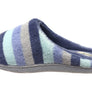 Dearfoams Womens Leslie Quilted Terry Clog Wide Fit Indoor Slippers
