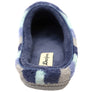 Dearfoams Womens Leslie Quilted Terry Clog Wide Fit Indoor Slippers