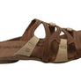New Face Kestral Womens Comfort Leather Slides Sandals Made In Brazil