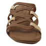 New Face Kestral Womens Comfort Leather Slides Sandals Made In Brazil