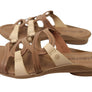 New Face Kestral Womens Comfort Leather Slides Sandals Made In Brazil