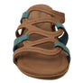 New Face Kestral Womens Comfort Leather Slides Sandals Made In Brazil