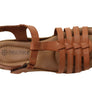 New Face Jaslyn Womens Brazilian Comfortable Leather Low Heel Sandals