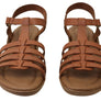 New Face Jaslyn Womens Brazilian Comfortable Leather Low Heel Sandals