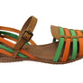 New Face Carly Womens Comfortable Closed Toe Leather Sandals