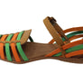 New Face Carly Womens Comfortable Closed Toe Leather Sandals