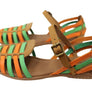 New Face Carly Womens Comfortable Closed Toe Leather Sandals