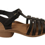 New Face Jaslyn Womens Brazilian Comfortable Leather Low Heel Sandals