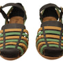 New Face Carly Womens Comfortable Closed Toe Leather Sandals