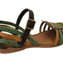 New Face Carly Womens Comfortable Closed Toe Leather Sandals