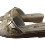 Comfortflex Rosie Womens Comfort Wedge Slides Sandals Made In Brazil
