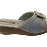 Comfortflex Hilda Womens Comfort Wedge Slides Sandals Made In Brazil