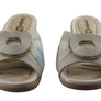 Comfortflex Hilda Womens Comfort Wedge Slides Sandals Made In Brazil
