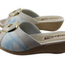 Comfortflex Hilda Womens Comfort Wedge Slides Sandals Made In Brazil