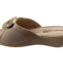 Comfortflex Hilda Womens Comfort Wedge Slides Sandals Made In Brazil